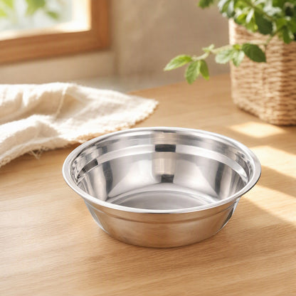 Brothgleam™ Stainless Steel Soup Bowl in a calm home setting