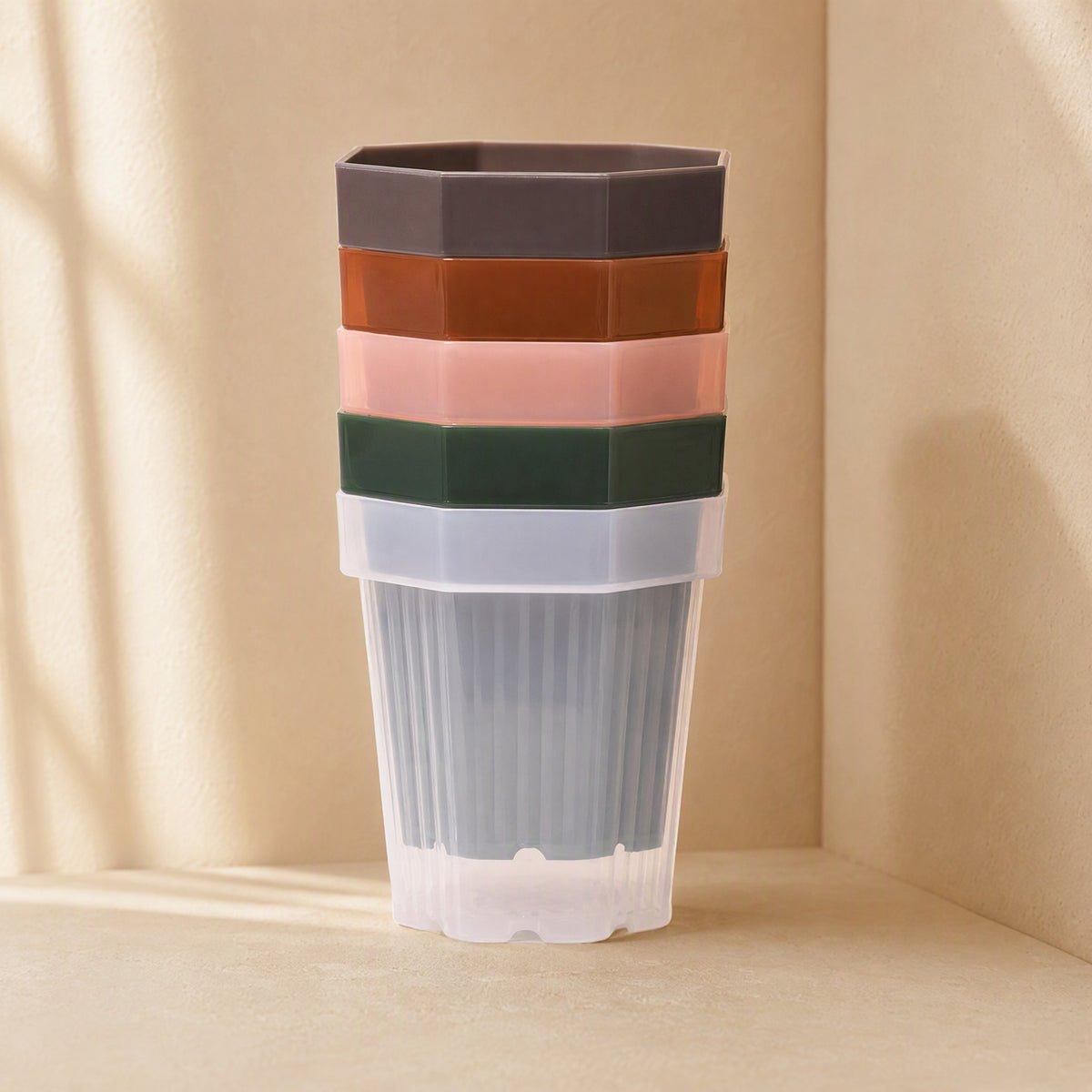 Nookbud™ Plastic Flower Pot for Desktop Plants