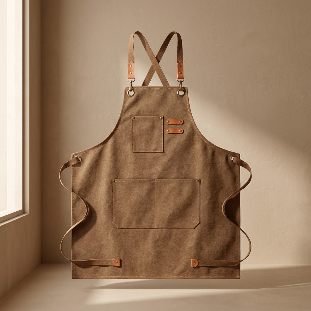 Fitcanvas™ Canvas Apron With Adjustable Fit