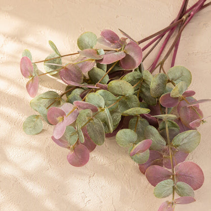 Leafsilk™ Artificial Eucalyptus Branch, material and detail close-up