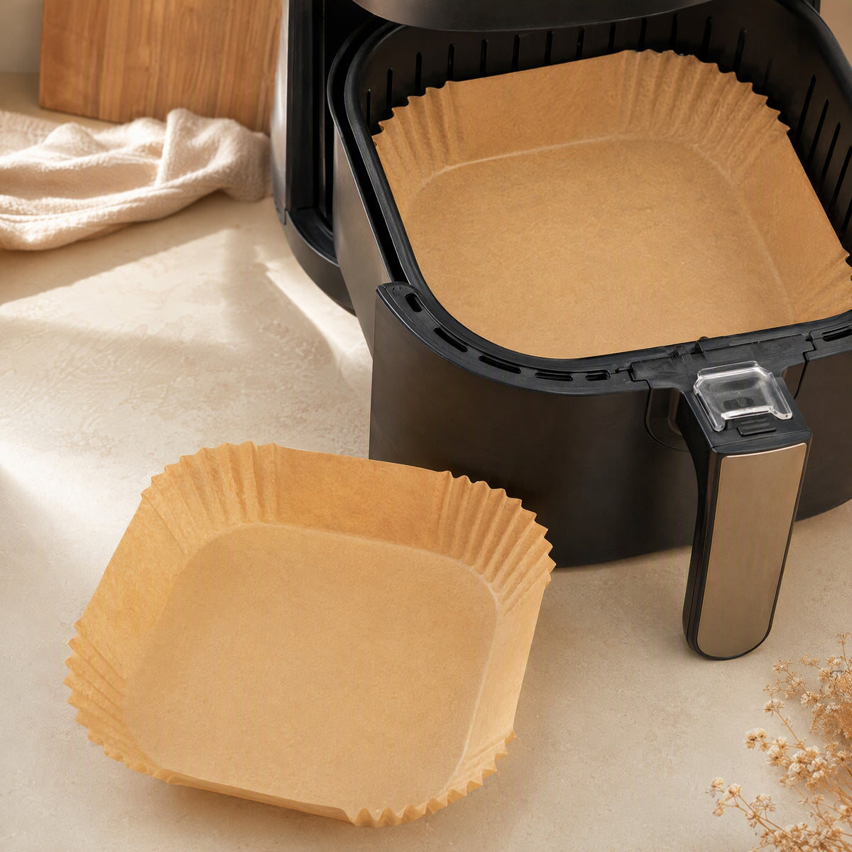 Parchbake™ Air Fryer Parchment Paper, styled close view