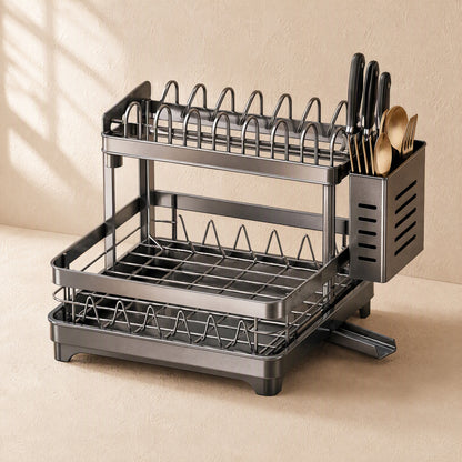 Dishstack™ Dish Storage Rack for Bowls and Plates, material and detail close-up