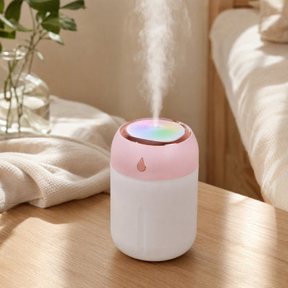 Mistbud™ USB Plastic Mini Humidifier in a calm home setting