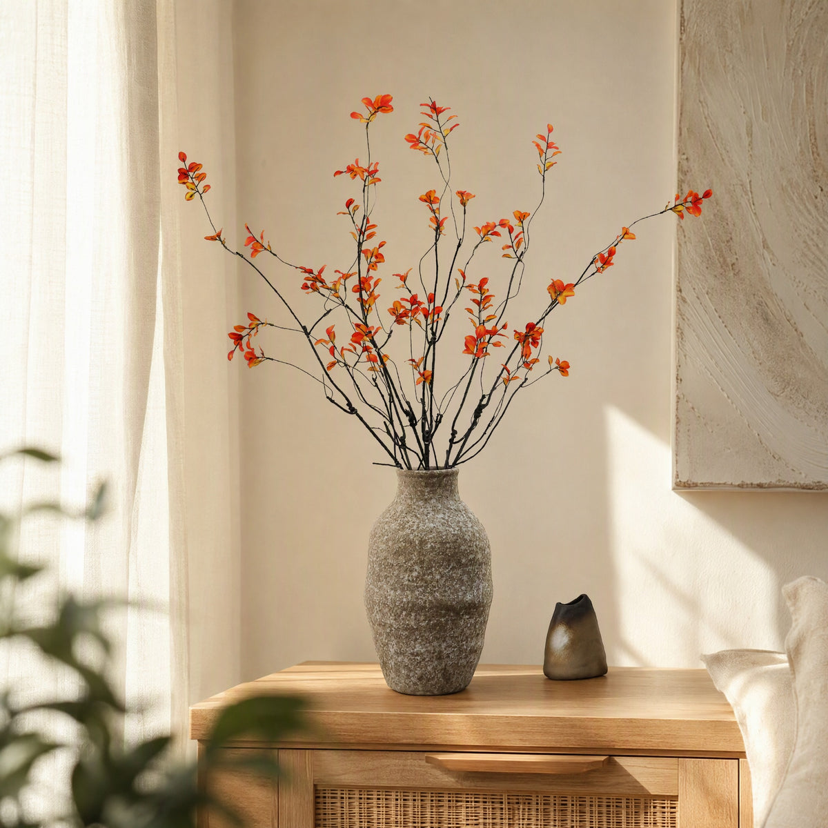 Maplebunch™ Maple Leaf Green Plant Bouquet in a calm home setting