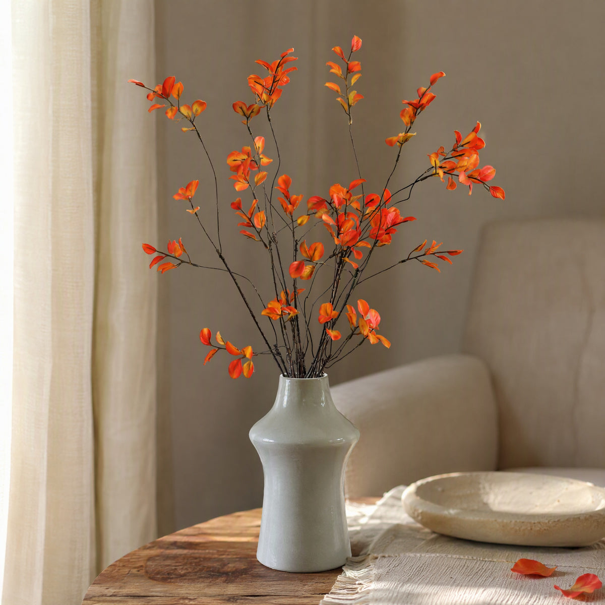 Maplebunch™ Maple Leaf Green Plant Bouquet, styled close view