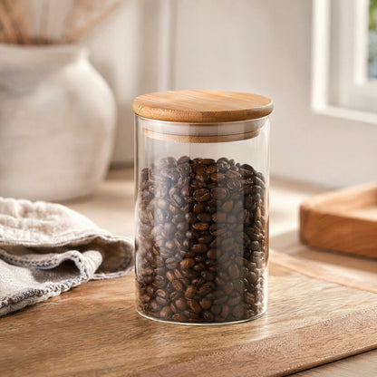 Glasskeep™ Glass Food Storage Jar, styled close view