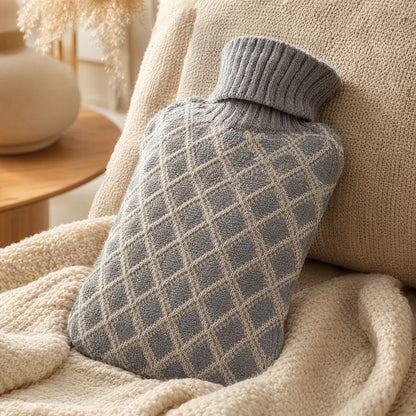 Snugheat™ Rubber Water-Injection Hot Water Bottle, styled close view