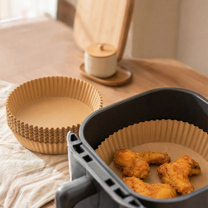 Fryliner™ Silicone Oil Air Fryer Paper, styled close view