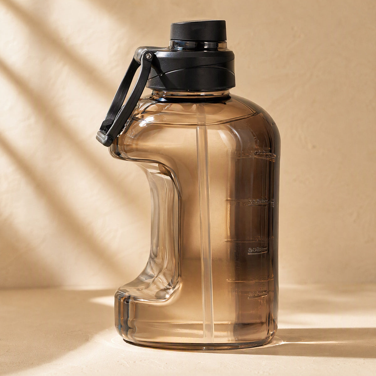 Strawgulp™ Large Capacity Straw Water Bottle, material and detail close-up