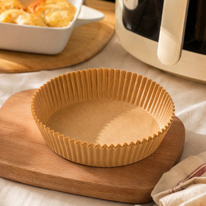 Frypaper™ Air Fryer Baking Paper, styled close view