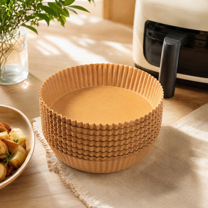 Traynest™ Air Fryer Paper Tray in a calm home setting