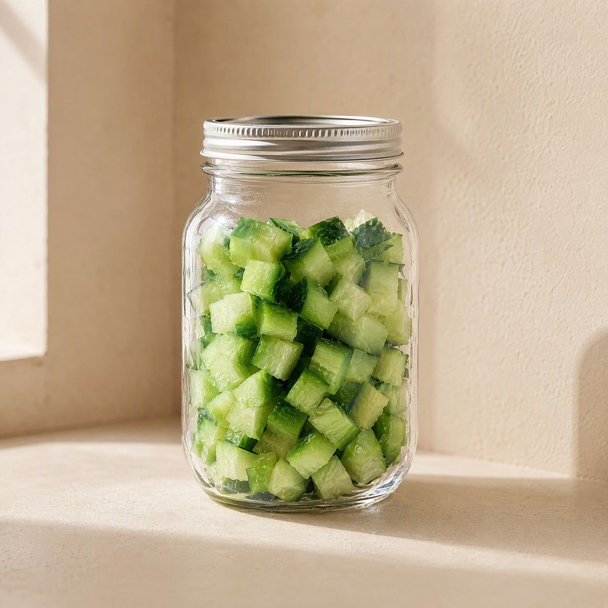 Jarbright™ Sodium-Calcium Glass Storage Jar