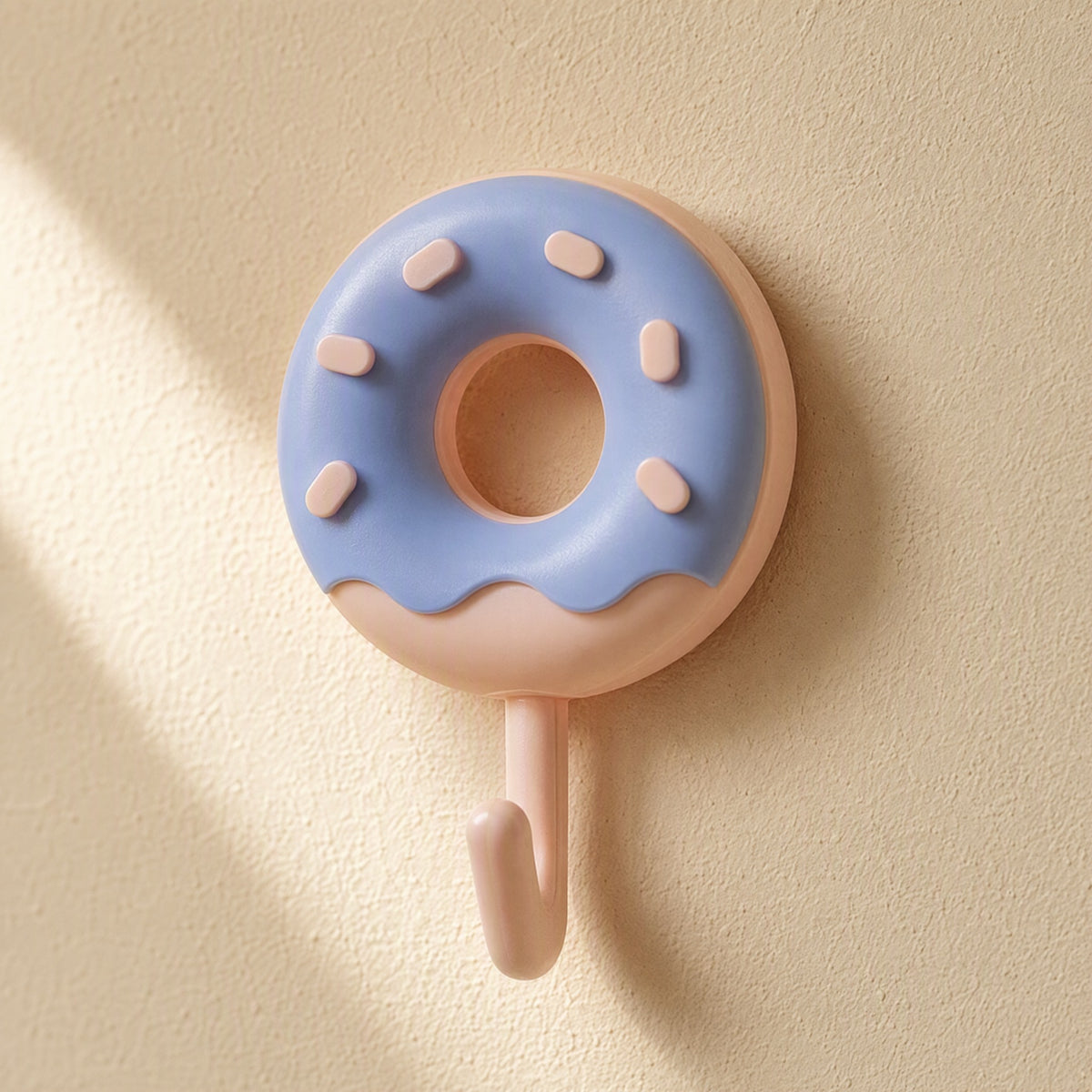 Donutpeg™ Plastic Donut Wall Hook, material and detail close-up