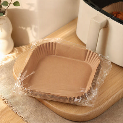 Pancrisp™ Air Fryer Paper Tray, styled close view