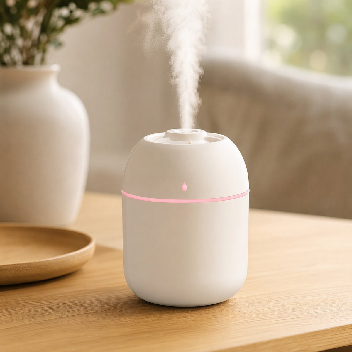 Deskmist™ USB Office Desk Humidifier, styled close view