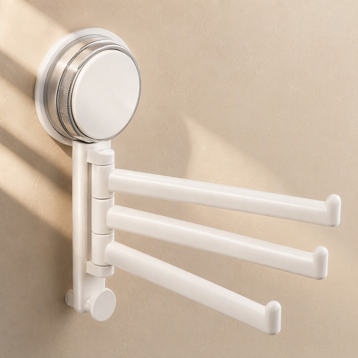 Wallcling™ Suction Cup Wall-Mounted Towel Rack, material and detail close-up