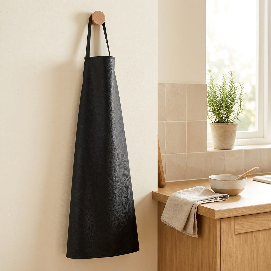 Splashloom™ PVC Kitchen Apron in a calm home setting