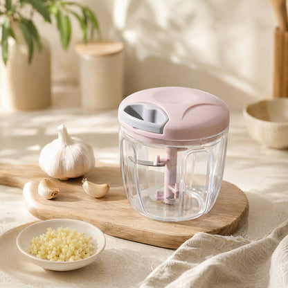 Clovetwist™ Manual Garlic Press in a calm home setting