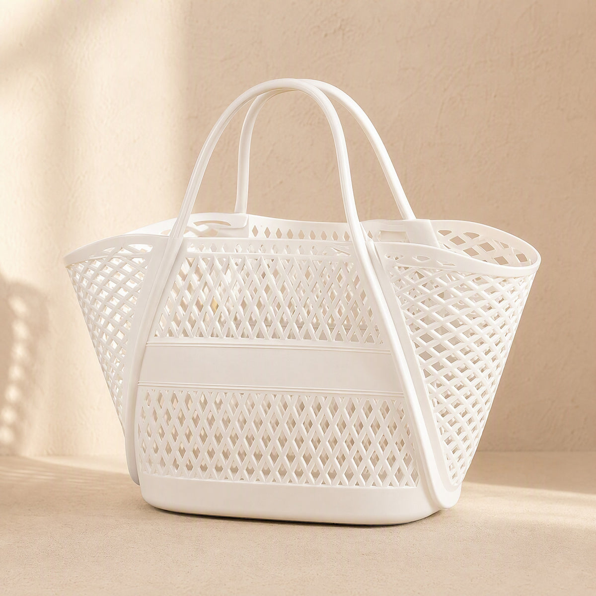 Dripbasket™ PP Plastic Draining Storage Basket, material and detail close-up