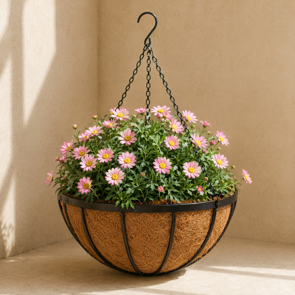 Hangbloom™ Iron Hanging Basket Flower Pot