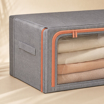 Foldloom™ Fabric Folding Storage Box, material and detail close-up