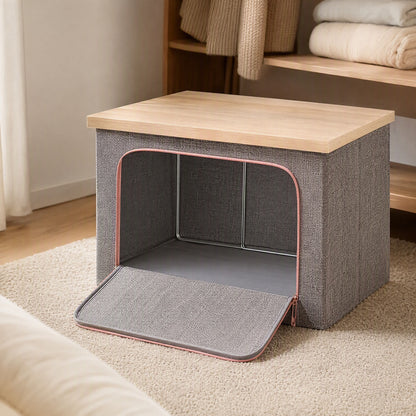 Foldloom™ Fabric Folding Storage Box, styled close view