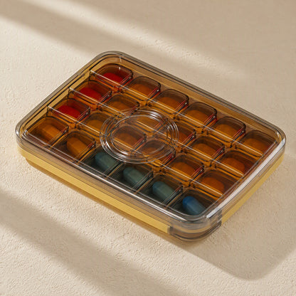 Mednook™ Medicine Storage Box With Compartments, material and detail close-up