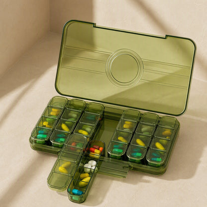 Mednook™ Medicine Storage Box With Compartments