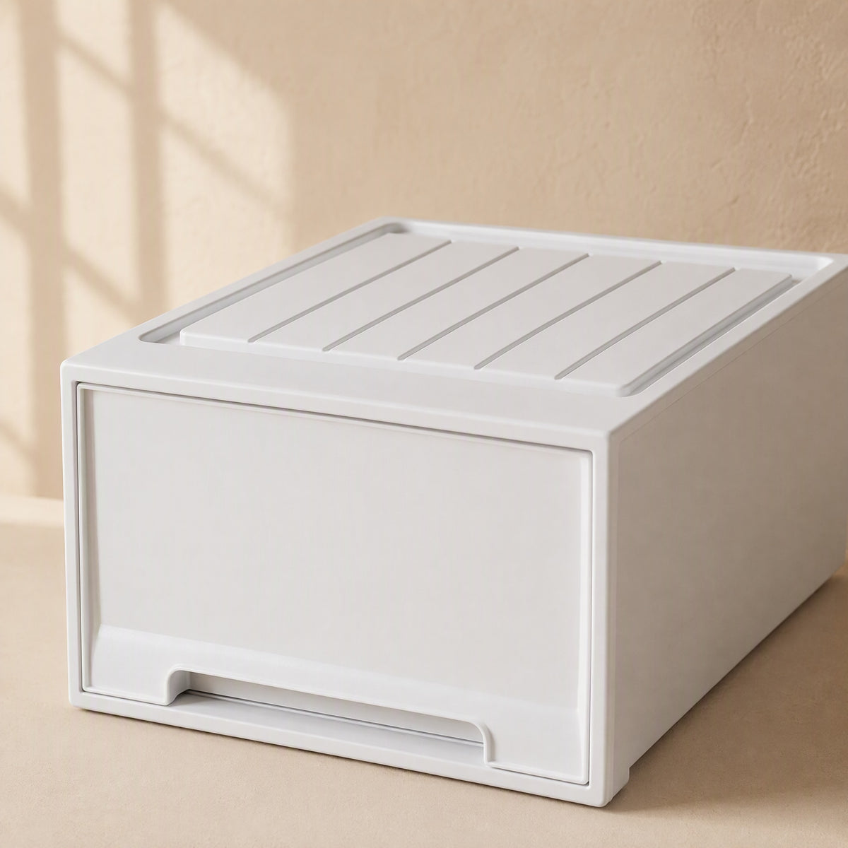 Drawerstow™ Plastic Drawer Storage Box, material and detail close-up