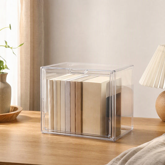 Peekbin™ Transparent PP Storage Box in a calm home setting