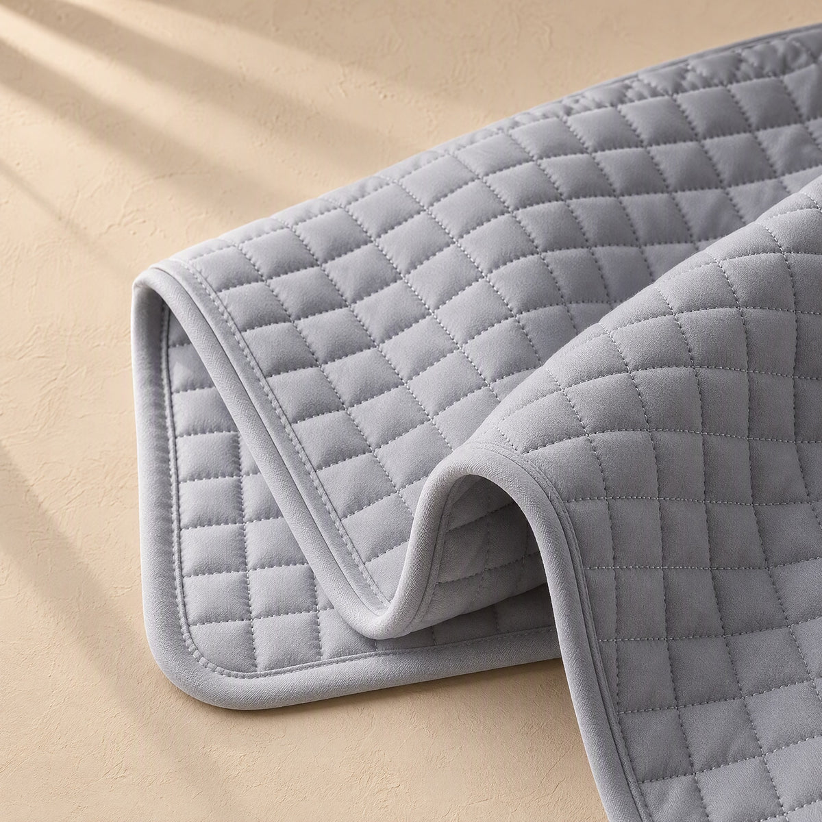 Washweft™ Washable Polyester Pillow Cover, material and detail close-up
