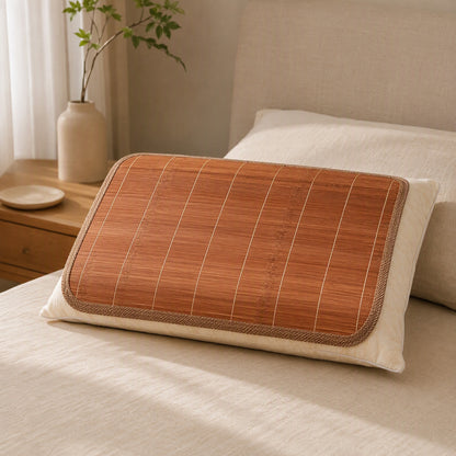 Coolbloom™ Bamboo Cooling Pillow Mat, styled close view