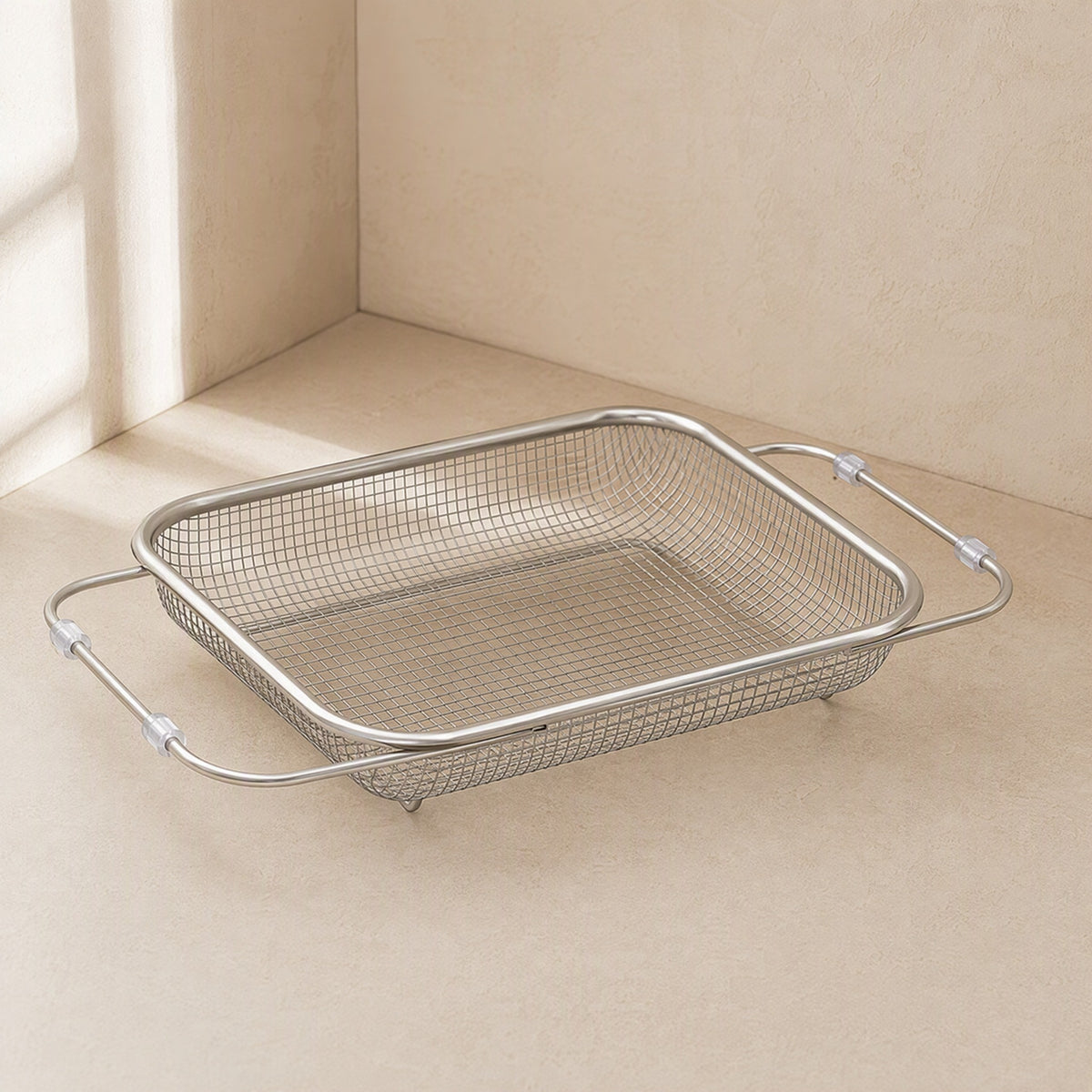 Rinsebin™ Stainless Steel Sink Draining Basket