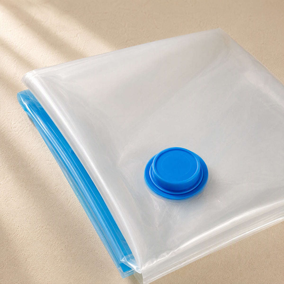 Viewstash™ Transparent Vacuum Storage Bag, material and detail close-up