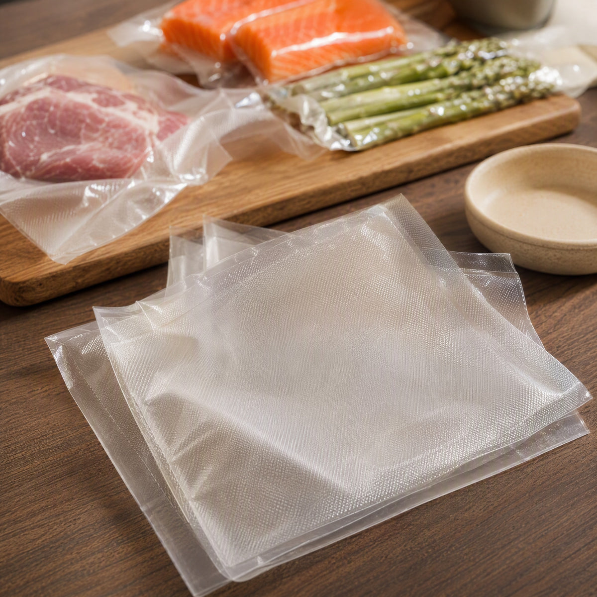 Meshpress™ Mesh Vacuum Sealing Bags, styled close view
