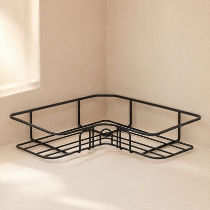 Steelnook™ Carbon Steel Bathroom Corner Rack