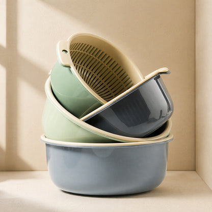 Rinserack™ PP Fruit Basket With Drain Layers