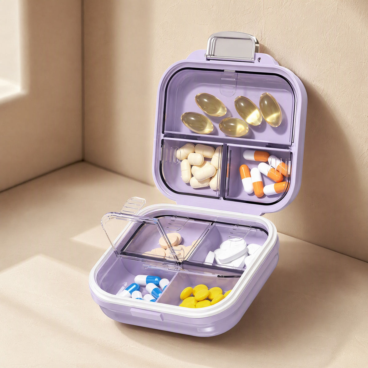 Doseweek™ Seven-Day Pill Box With 7 Compartments