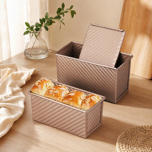 Loafridge™ Corrugated Carbon Steel Bread Mold in a calm home setting