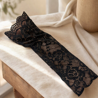 Lacegrace™ Lace Arm Sleeve, styled close view