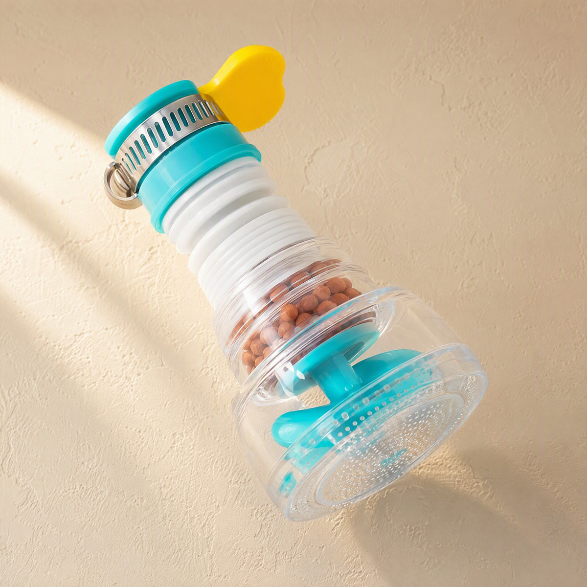 Swiveltap™ ABS Rotating Faucet Extension, material and detail close-up