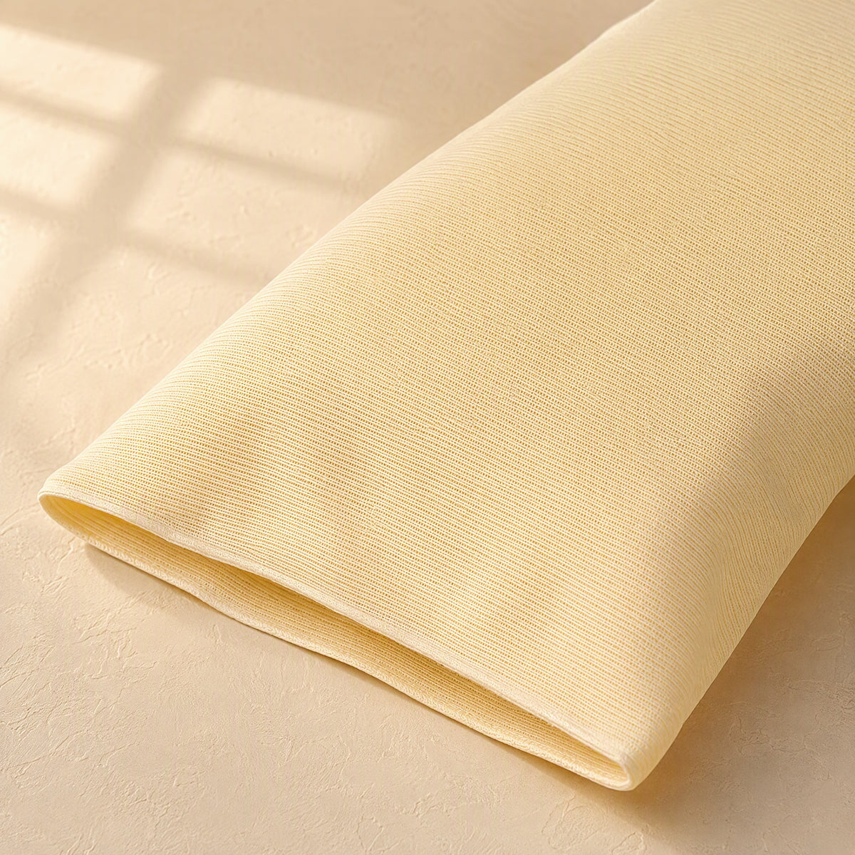 Frostloft™ Cooling Polyester Pillowcase, material and detail close-up