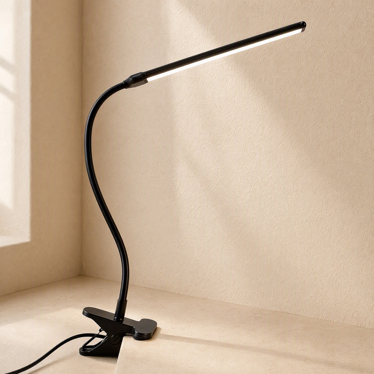 Clipbeam™ Clip-On LED Desk Lamp