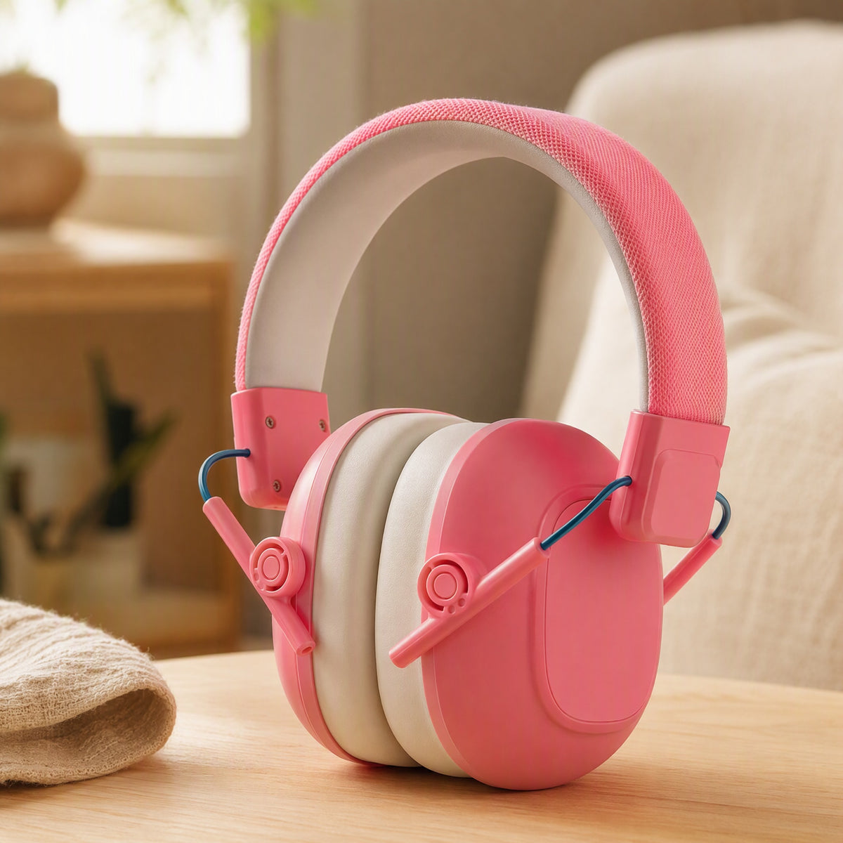 Quietcub™ Kids Soundproof Earmuffs, styled close view