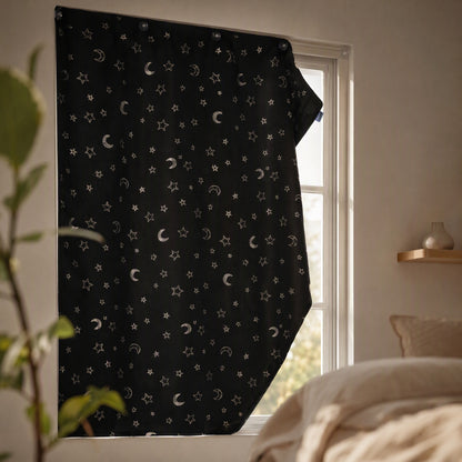 Nightseal™ 90–100% Blackout Suction Cup Curtain, styled close view