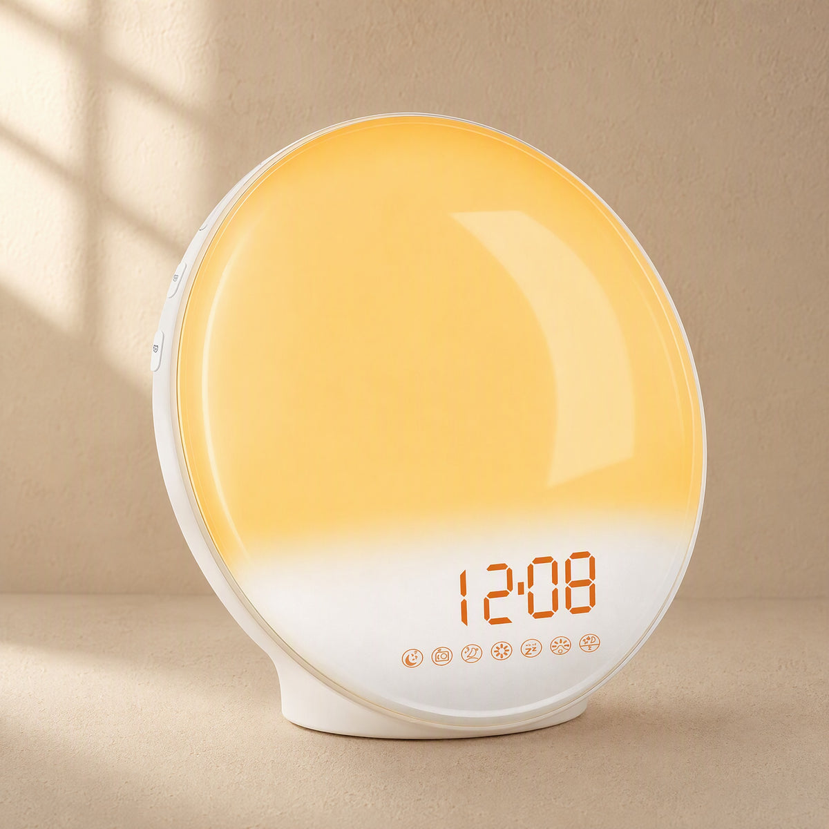 Dayhush™ Sunrise Sunset Alarm Clock Light, material and detail close-up
