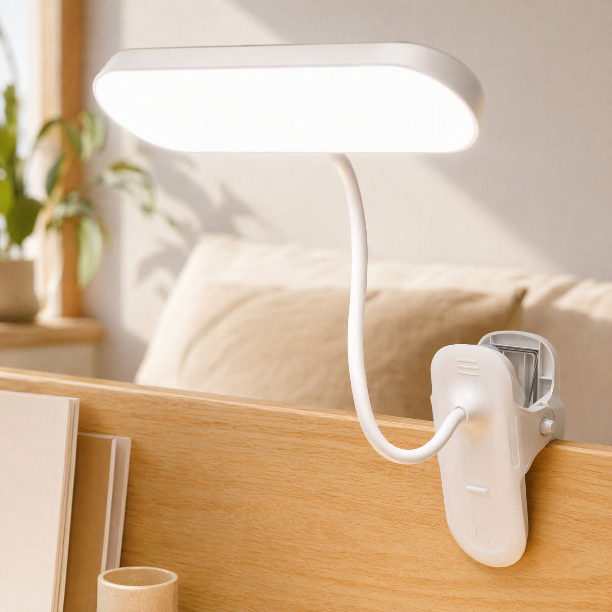 Touchglow™ Touch Control Desk Lamp in a calm home setting
