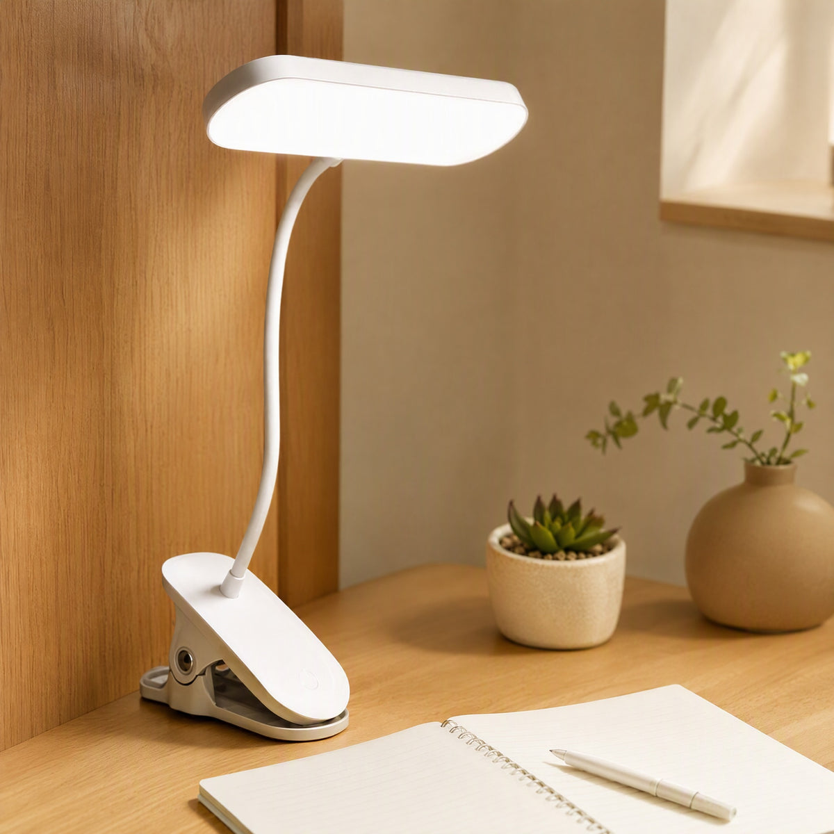 Touchglow™ Touch Control Desk Lamp, styled close view