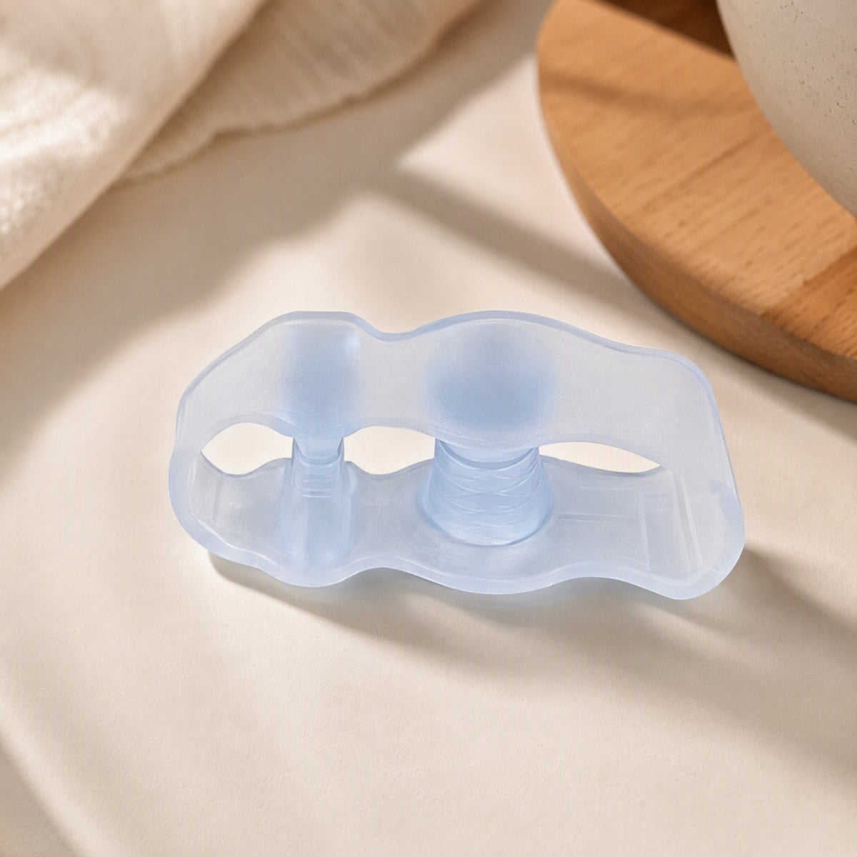 Toerest™ Silicone Big Toe Separator, styled close view