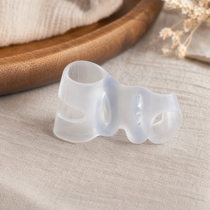 Toeapart™ Silicone Toe Separator, styled close view